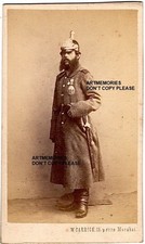 Photo cdv c1865 Russie photo sergent de ville militaire St Pétersbourg - Carrick