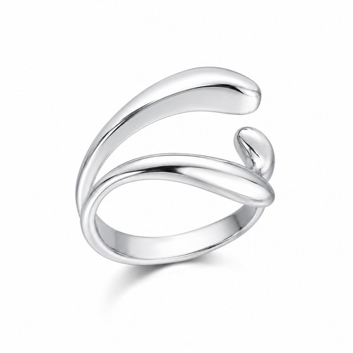 Bague sculptura argentée - sculptura,