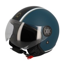 Casque jet trendy jt-306 dv bleu/noir mat  t61-62 xl - ce 22-06