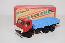 A100 1:43 URSS RUSSIAN NOVOEXPORT TRUCK KAMAZ 5320 TRUCK RED BLUE VNMIB