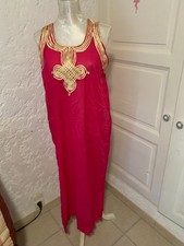 tunique / robe orientale rose fushia neuve taille 42/44 jamais portée