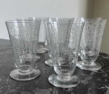 9 Flûtes À Champagne Verres  En Cristal De Baccarat Modèle Michelangelo  Signées