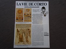 HUGO PRATT - CORTO MALTESE - DESSIN INEDIT - BD - PUBLICITE - ARTICLE PRESSE