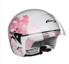 NEUF Casque AGV blanc rose XL 61/62 semi-intégral moto scooter biker white pink