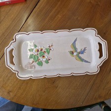 Plat A Cakes Porcelaine De Longwy