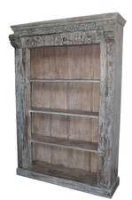 Oriental Étagère à Livres en Bois Embarcation Bateau Massif Meuble