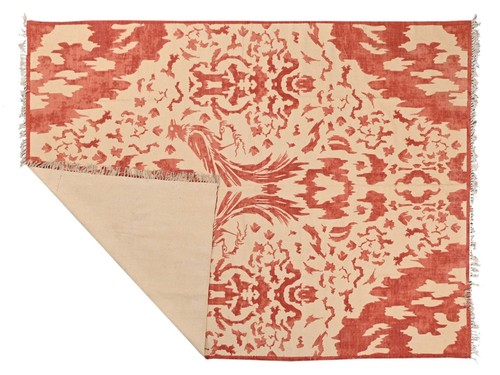 Hand block printed cotton area - block,