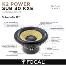 Focal Sub 30 Kxe Evo K2 Power