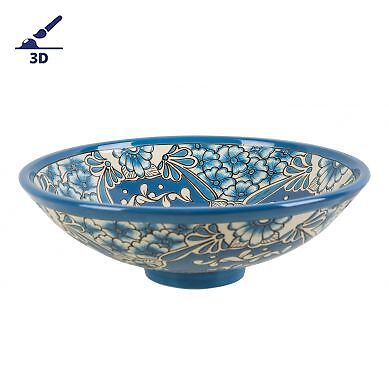 Vasque mexicaine avec décor