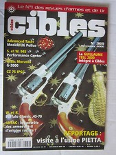 CIBLES N° 369 /TASER 26 POLICE/S&W .945/MORAVIA G-2000/CZ 75 IPSC/BUFFALO CLASSI