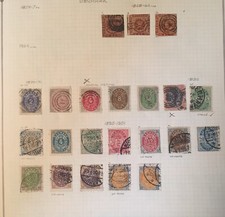 MIXED LOT 283 DENMARK STAMPS