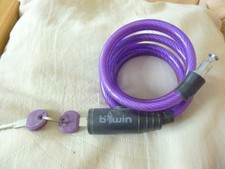 Cadenas antivol avec 2 clés