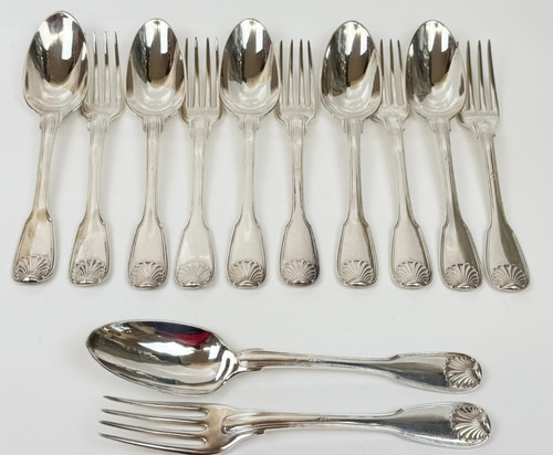 Couverts table argent - couverts, de