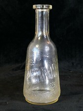 CARAFE en verre granité Publicitaire Apéritif  PERNOD