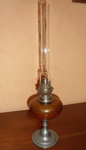 Lampe pétrole ancienne - pétrole,