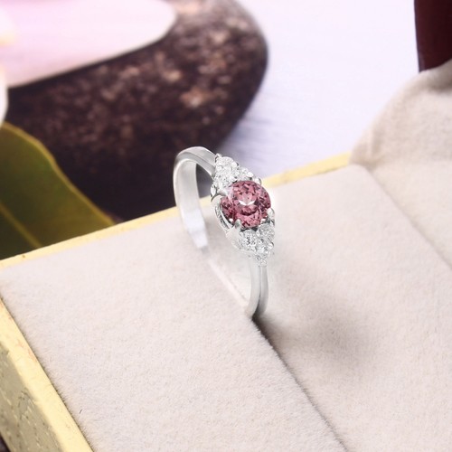Bague saphir padparadscha - bague, en