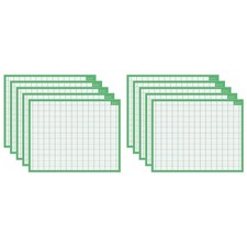 [BOARDQUADRI-10] Bouchut Lot de 10 Ardoises rigide effaçable à sec "Quadrilla...