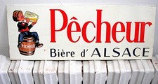 Rare Plaque Pub PECHEUR BIERE
