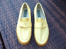 AIGLE MOCASSINS TOILE JAUNE P 37 AIGLE