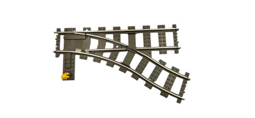 Lego train rails - train, 9v