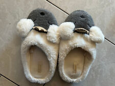 CHAUSSON FEMME POINTURE 36 37  - ETAM - BLANC ET GRIS - LICORNE - TBE