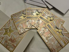 Dior 5 Etoiles Doré 2025  Noël, avec enveloppes, Neuves Gift Vip Carte de vœux !