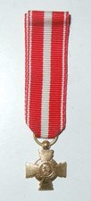 MÉDAILLE MINIATURE  - CROIX DE LA VALEUR MILITAIRE