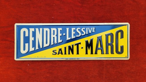 Plaque publicitaire ancienne