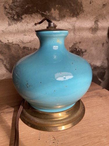 Pied lampe turquoise - lampe, napolÉon
