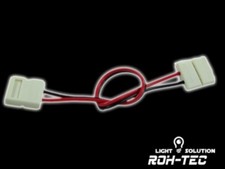 10mm/2-Pin Klapp-Verbinder - 12cm Câble - 2 LED / SMD Rayures (3-Chip Rayures)