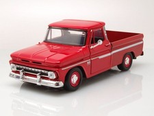 Chevrolet C-10 Fleetside Pick Up 1966 Maquette de Voiture Rouge 1:24 MotorMax