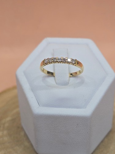 Bague jaune 750 1000 18 - bague, (
