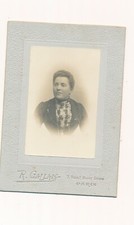 CDV portrait femme corset