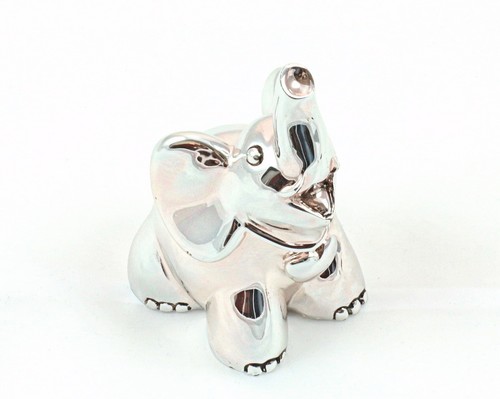 éléphant résine argent - Éléphant, /