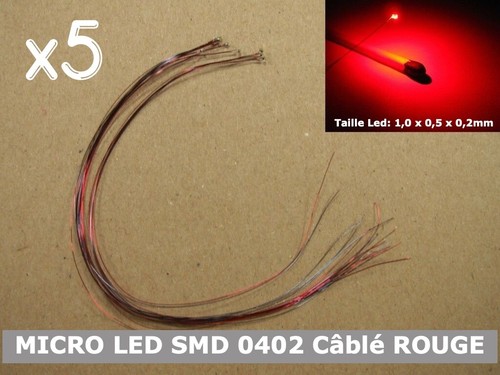 Pack 5pcs micro led - pack, 0402