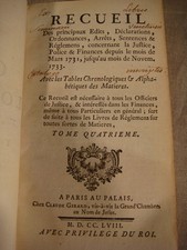 ANCIEN LIVRE CODE LOUIS XV