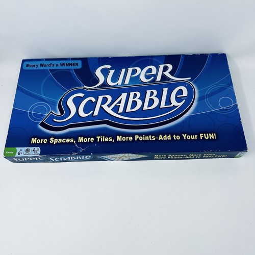 2004 super scrabble board game - super,