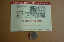 ANCIENNE ETIQUETTE DE VIN /