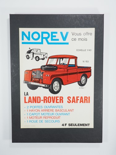 Norev affichette revendeur - norev,