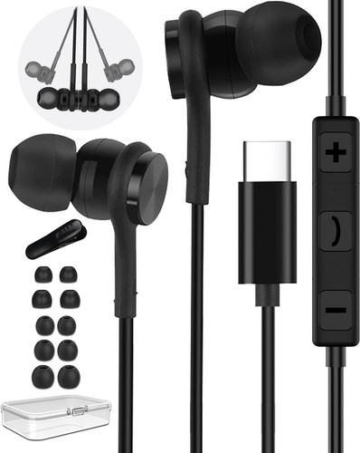 écouteurs usb filaire - usb-c, micro