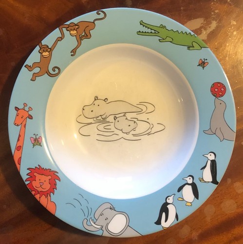 Assiette creuse hippopotame - assiette,