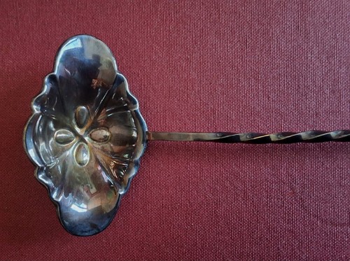 Ancienne cuillère louche - ancienne,