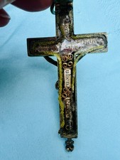 Grand pendentif pectorale Croix reliquaire St Félix , Didier , Julien, Privât ..