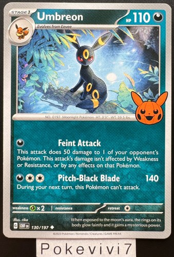 Carte pokemon noctali 130 197 - noctali, 130/197