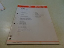 Tronçonneuse STIHL 024 Liste