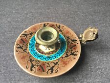 Rare bougeoir faience fine