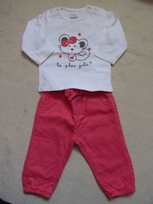 Ensemble pantalon corail +