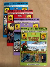 RARE Retrospective BOB MORANE, éd. DELIGNE T1, T4, T5 et T6 - 1979