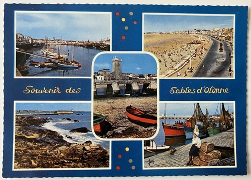 Cpm carte postale les - postale,