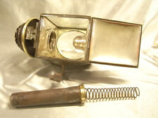 ANCIENNE LANTERNE FIACRE CORBILLARD BERTRAND CALECHE BOUGEOIR LAMPE CANDLESTICK